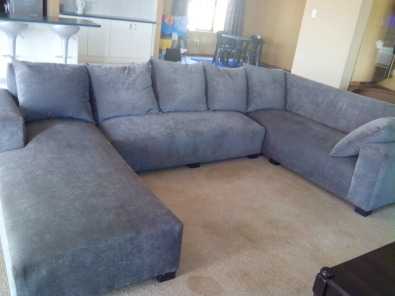 3 piece, U-shaped lounge suite