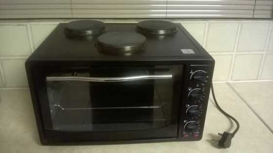 3 plate electric stove and oven