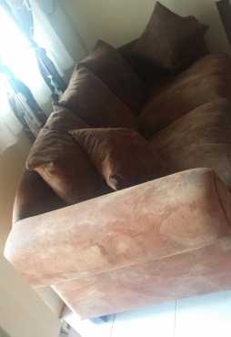 3 seater couch and a double bed for sale