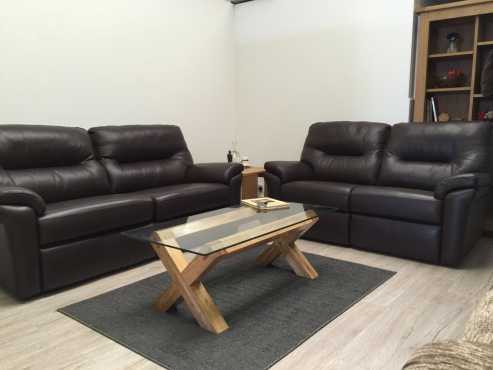 3 Seater leather Sofa amp Power Reclining 2 Seater Sofa