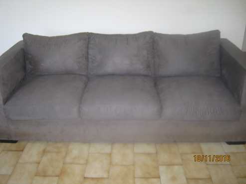 3 seater sofa, grey hard wearing fabric