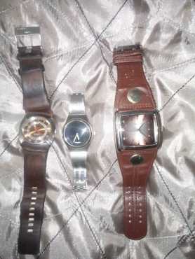 3 x Men watches