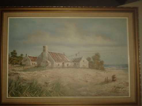 30 Year Old Original F Richmond Oil Painting