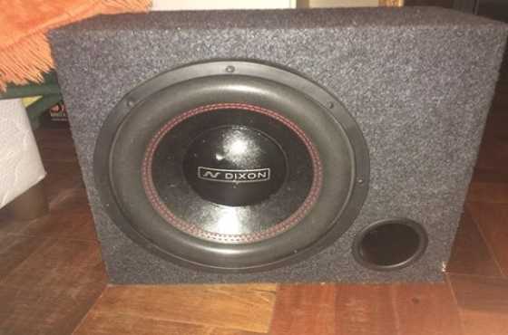 3000 watt dixon sub in box double voice coil