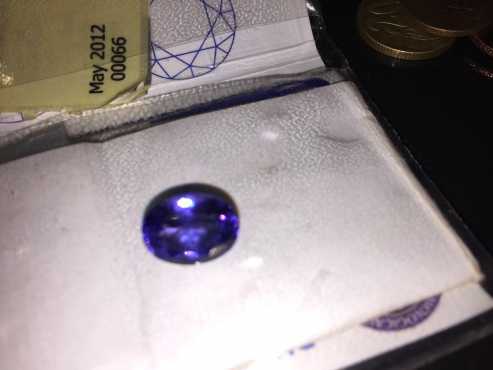 3.00ct oval tanzanite for sale