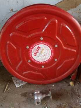 30m pvc fire hose reel with frame n stop valve