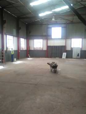 325m2 factory to let in Germiston