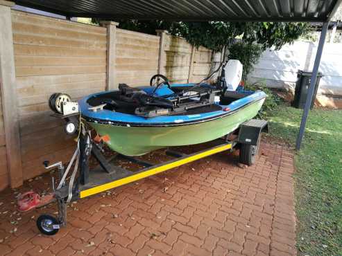 3.2m bass boat with motor and plenty extras