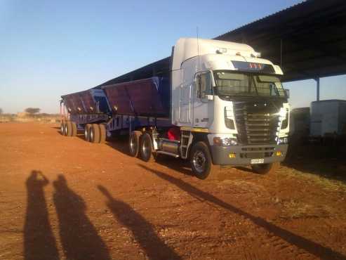 34 ton double bin side tipper Cash Loads