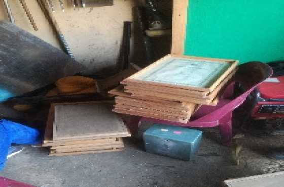 35 x A3 wood and glass Photo frames.