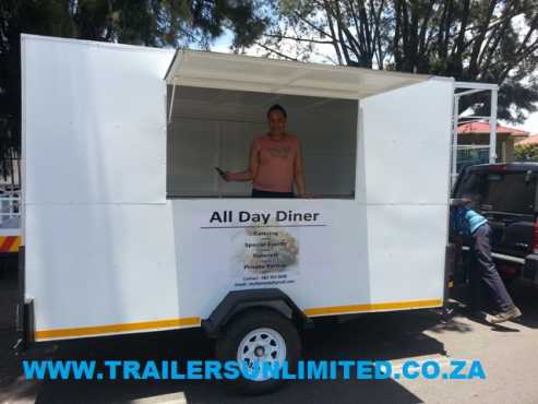 3500 X 1800 X 2000 CATERING FOOD KITCHEN TRAILERS.