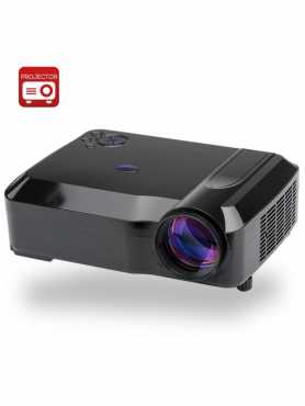 3800 Lumens LED Projector - 5.8 Inch LCD Panel, 20001 Contrast Ratio, 1280x768 DPI Resolution (Blac