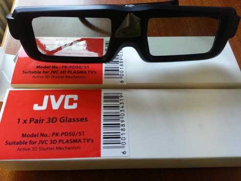 3D glasses JVC model number Pk-PD 5051