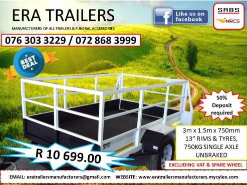 3M Multipurpose trailer for sale R10.699.00  Sabs approved