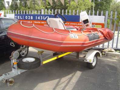 3m Semi Ridged Zodiac Inflatable with 40Hp Johnson