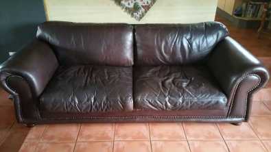 3Seater leather couch