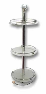 3tier chrome and frosted glass wall mounted shower caddyGreat deals