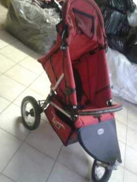 3Wheel Red Bambino Pram for Sale