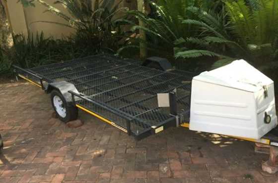 3x qaud or 4 x 2 wheeler trailer with nose cone.