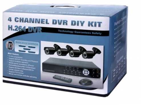 4 Channel CCTV Kit. Brand New Complete Kit.