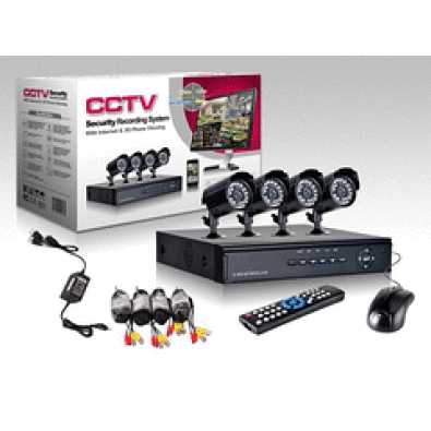 4 Channel CCTV System Complete new