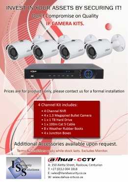 4 Channel IP CCTV Kit