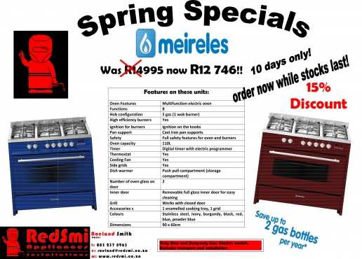 4 Days Left RedSmi 15 Spring Special - Selected Meireles 5 Burner Gas Stove