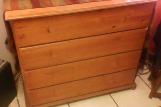 4 drawer wooden cabinet