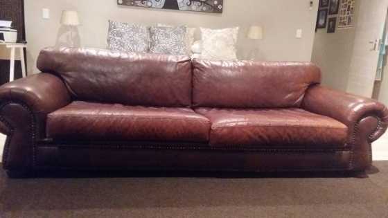 4 seater leather couch for sale