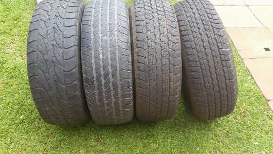 4 Tyres for sale . 265 65R17