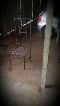 4 x Iron gardenlappadining chairs