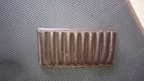 416 leather ammunition pouch