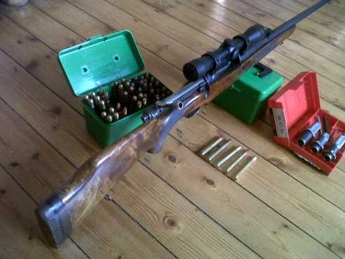 .458 express rifle brono