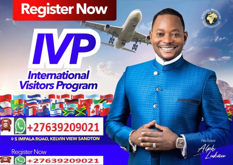 Alleluia ministries International  IVP Online registration contact+27639209021