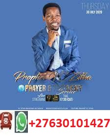 Prophet Vc Zitha IVP Crossover registration contact+27630101427