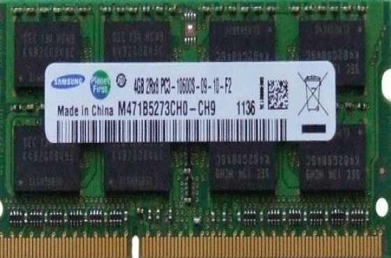 4GB Samsung DDR3 Laptop Memory