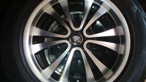 4x 18 black rims for your bakkie with 4x new 2656018 tyres 6 holes to fit most bakkies toyota hil