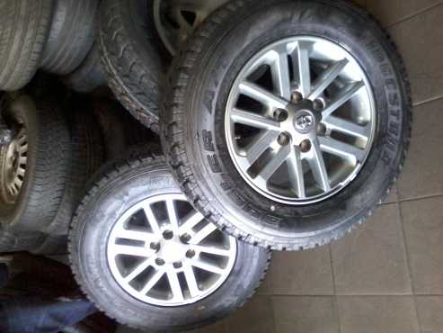 4x4tyres mag rims for both cars and bakkies all brand new