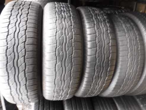 4xBridgestone Dueler HT tyres 2256517,Still good