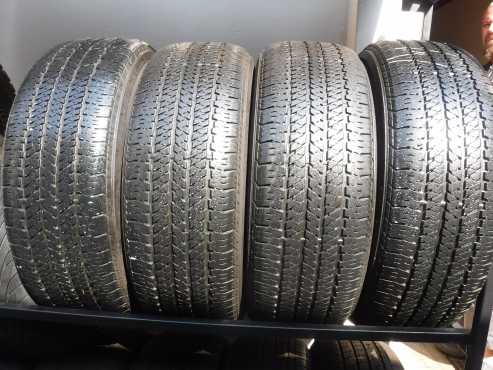 4xBridgestone Dueler HT tyres 2556018,85 percent tread