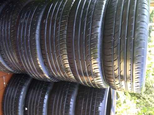 4xContinental ContiPremiumContact tyres 2155518,95 percent tread