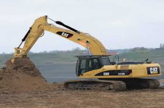 5 Ton, 14 Ton, 20 Ton etc Excavators for hire