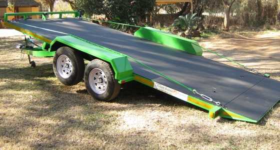 50. SOLID FLOOR CAR TRAILER