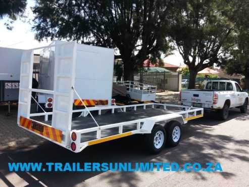 5000 X 2000 X 200 DOUBLE AXLE CAR TRAILERS.