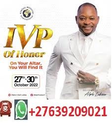 Face to Face International Visitors Program with Pastor Alph Lukau contact+27639209021