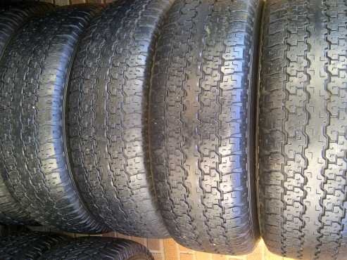 5xBridgestone Dueler HT tyres 2457016,85 percent tread