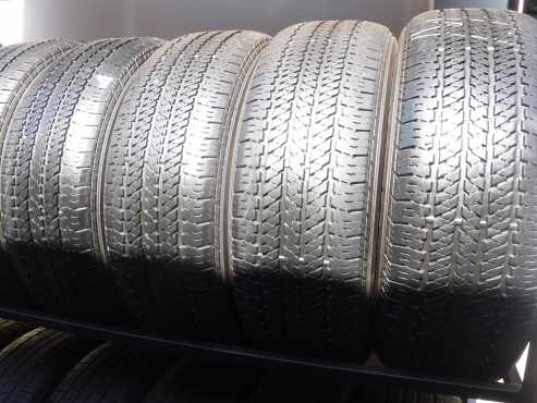 5xBridgestone Dueler HT tyres 2556018,80 percent tread