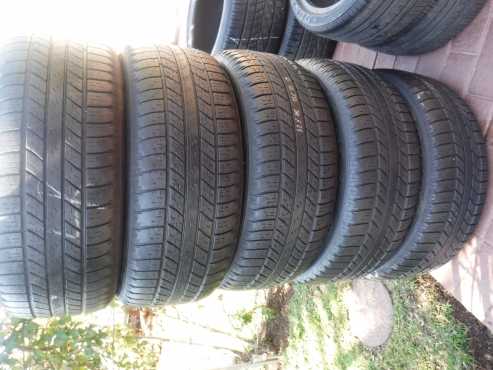 5xGoodyear Wrangler HP tyres 2555519,70 percent tread