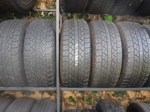 5xYokohama Geolander AT tyres 2756517,2x80,3x70 percent tread