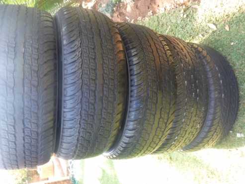 5xYokohama Geolander G94 tyres 2856517,85 percent tread